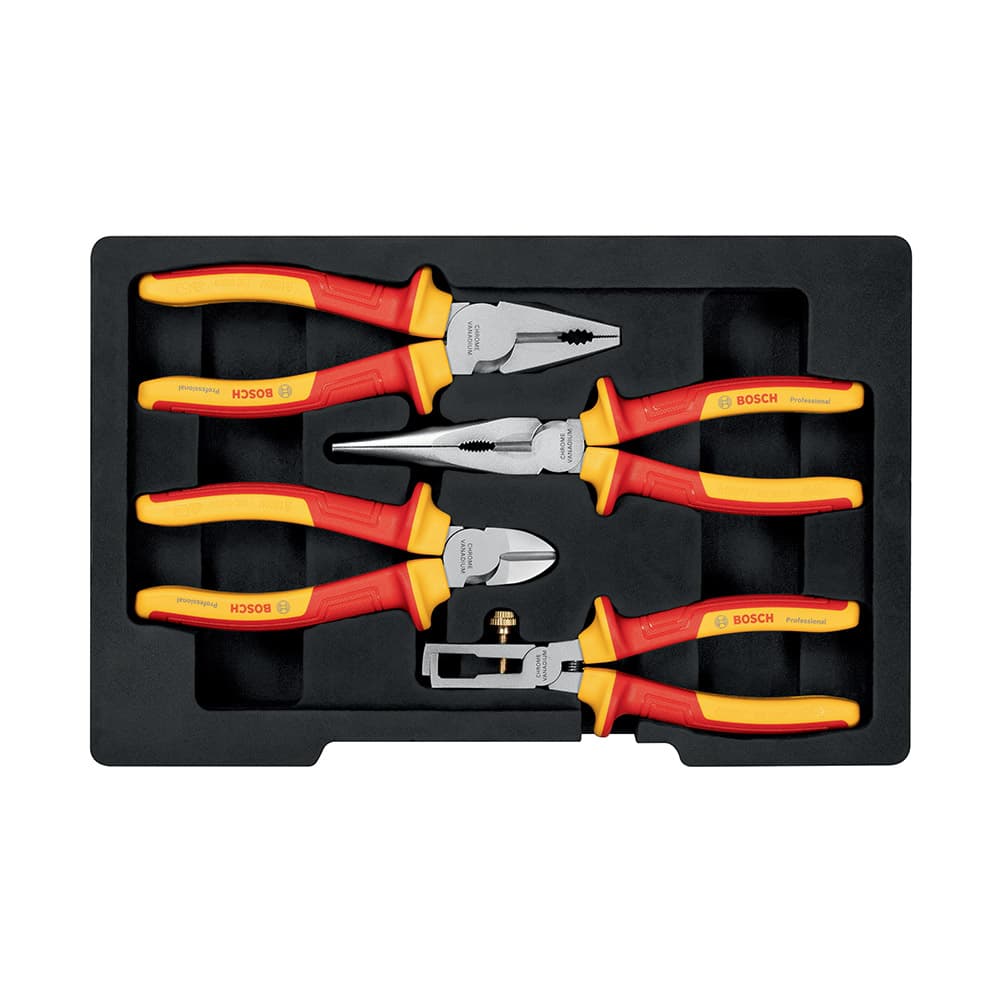 Set de alicates aislados VDE, 4 uds. Professional